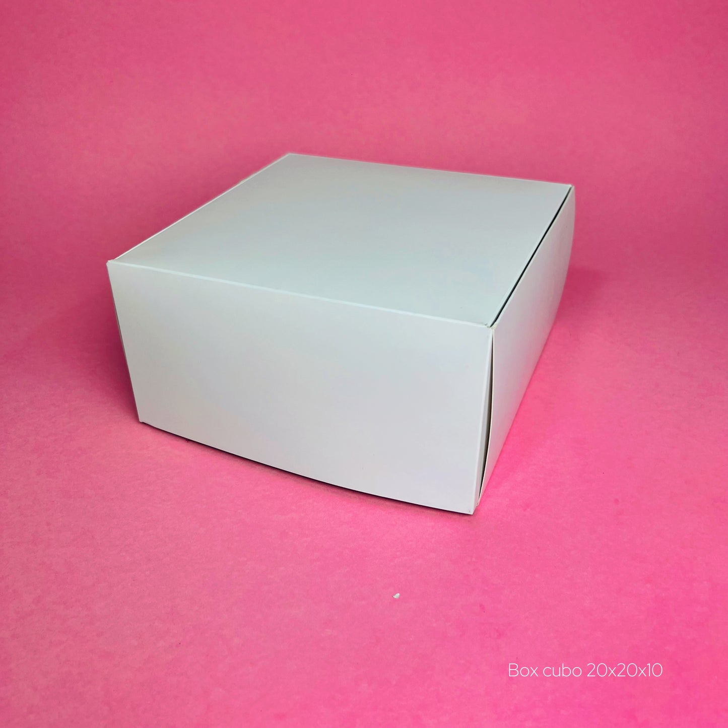 Box Cubo Blanco 20x20x10