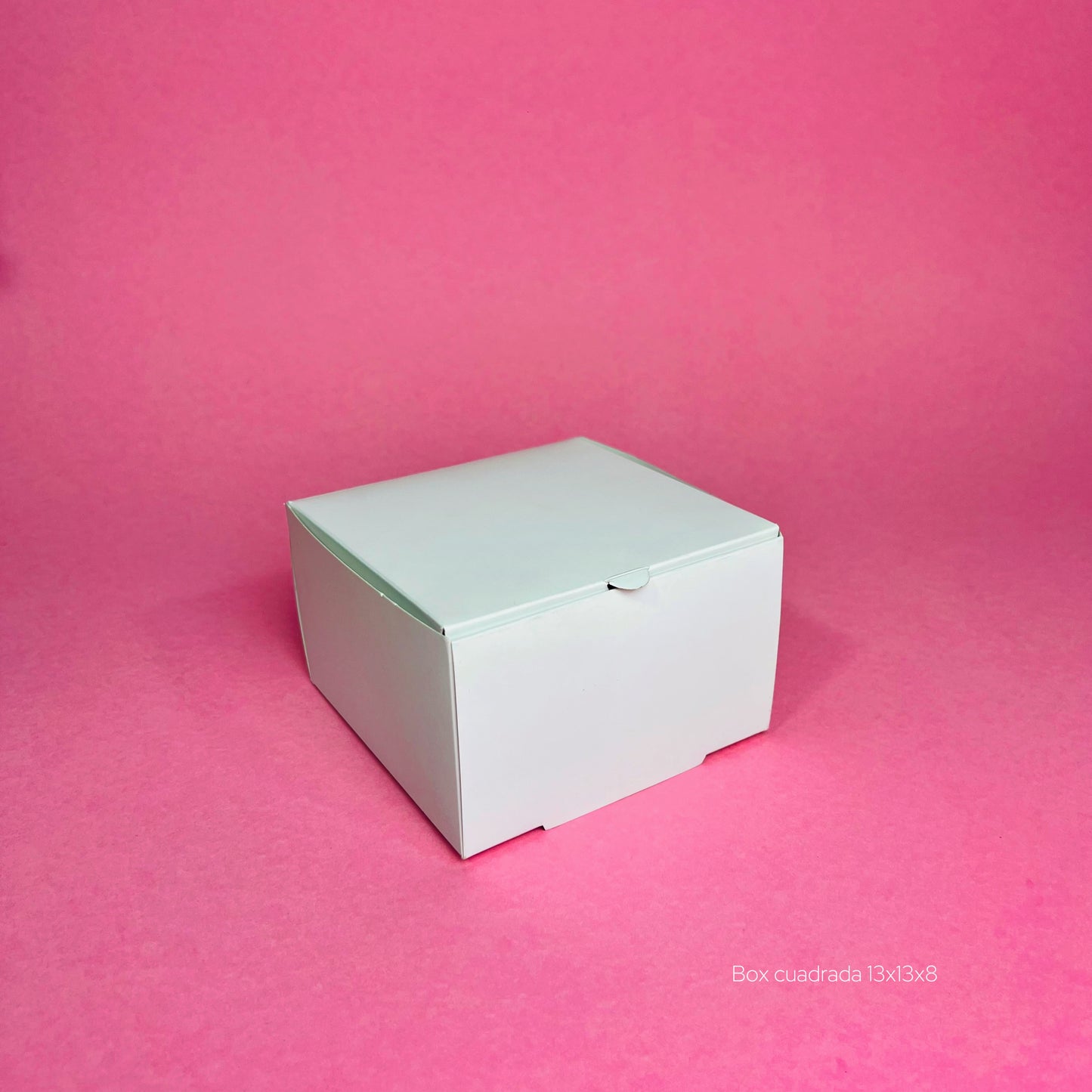 Box Cuadrada Blanco 13x13x8