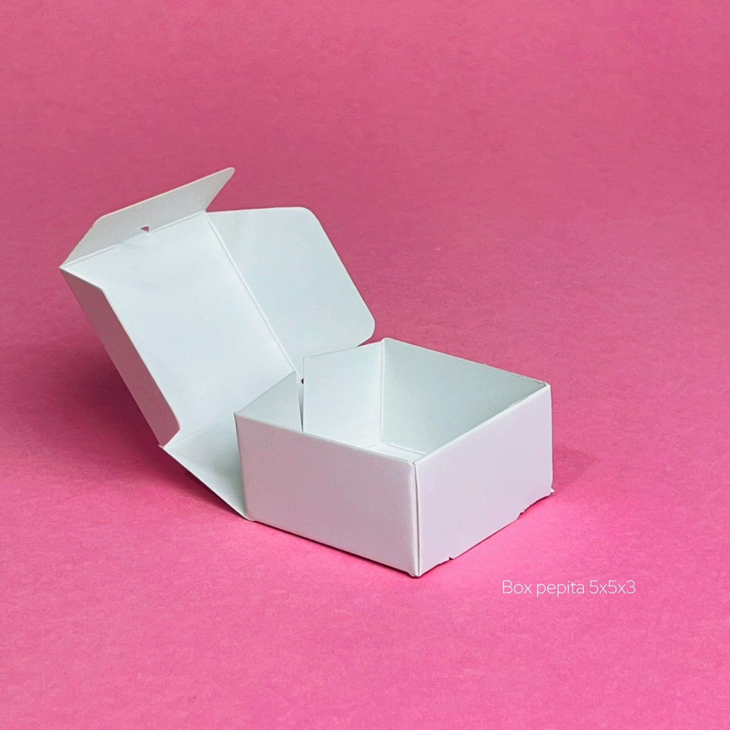 Box Pepita BLANCO 5x5x3