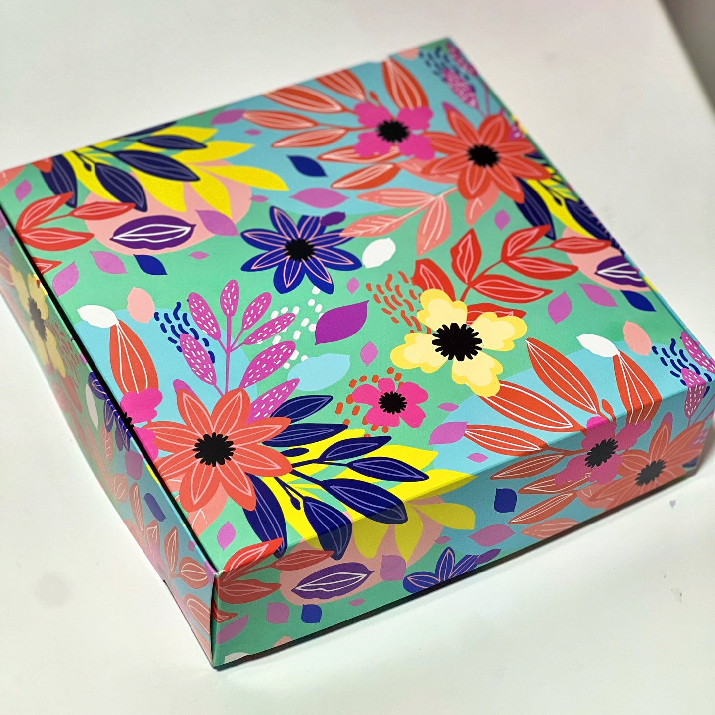 BOX MARIA FLORAL 25X25X7