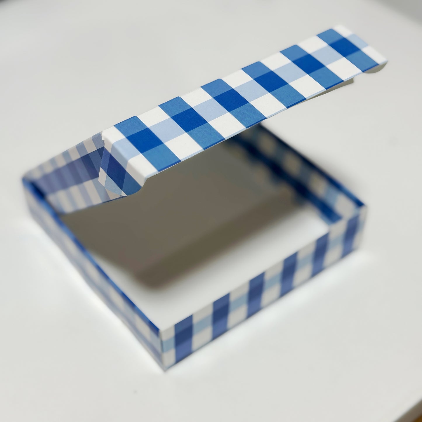 BOX CUADRILLE AZUL 12X12X3