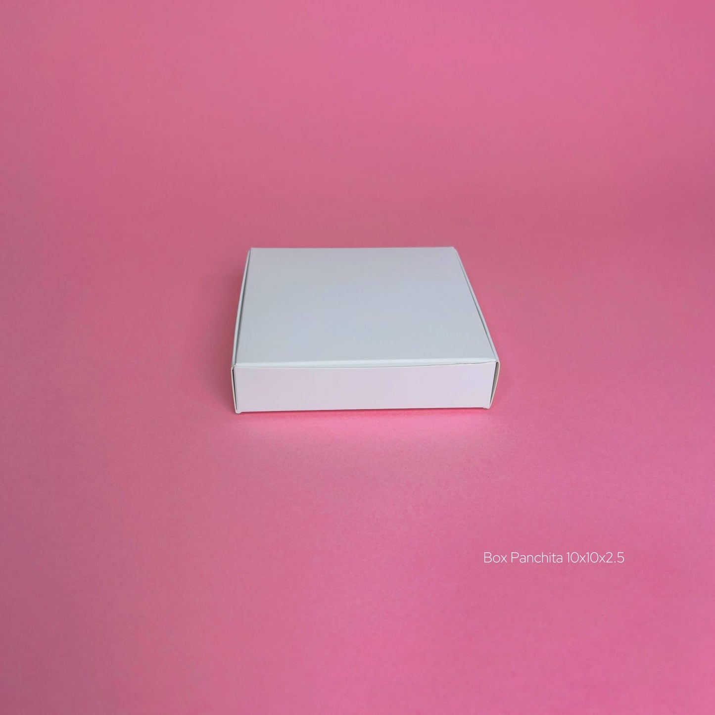 Box Panchita BLANCO 10x10x2.5