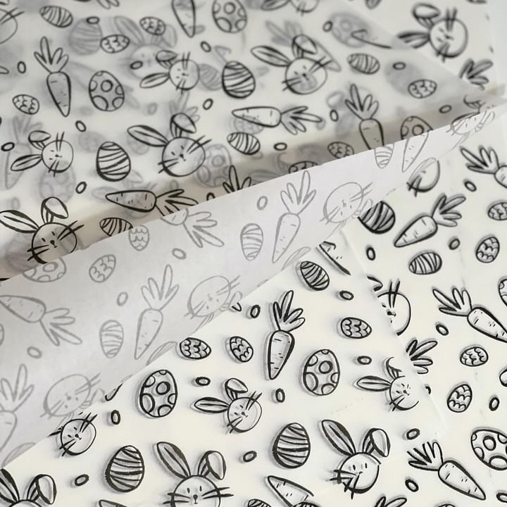 PAPEL SEDA PASCUA 100 UNI / 39,5X25 + IVA