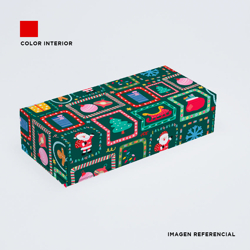 BOX SUSHI NAVIDAD 22X11X5