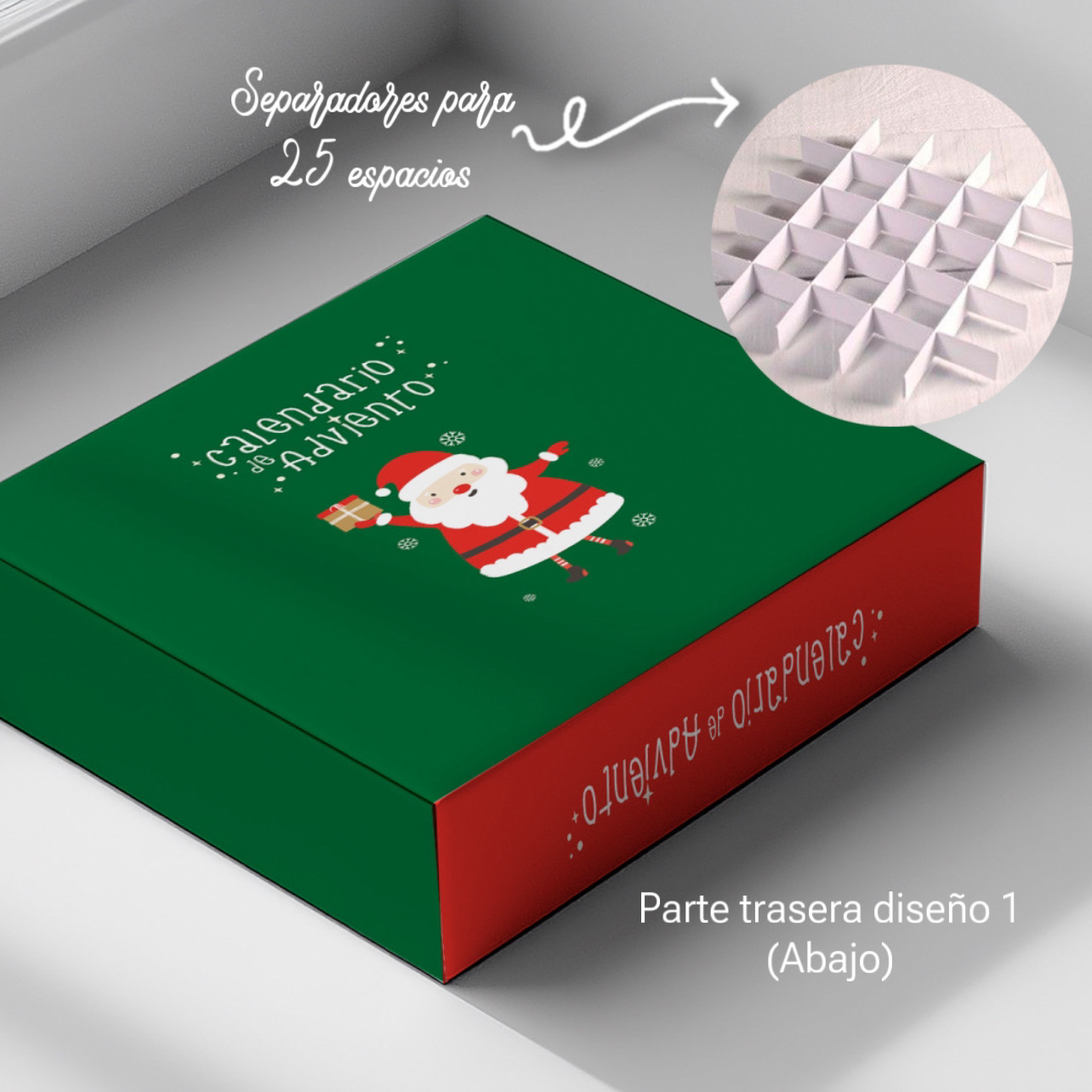 BOX CALENDARIO ADVIENTO DISEÑO 1