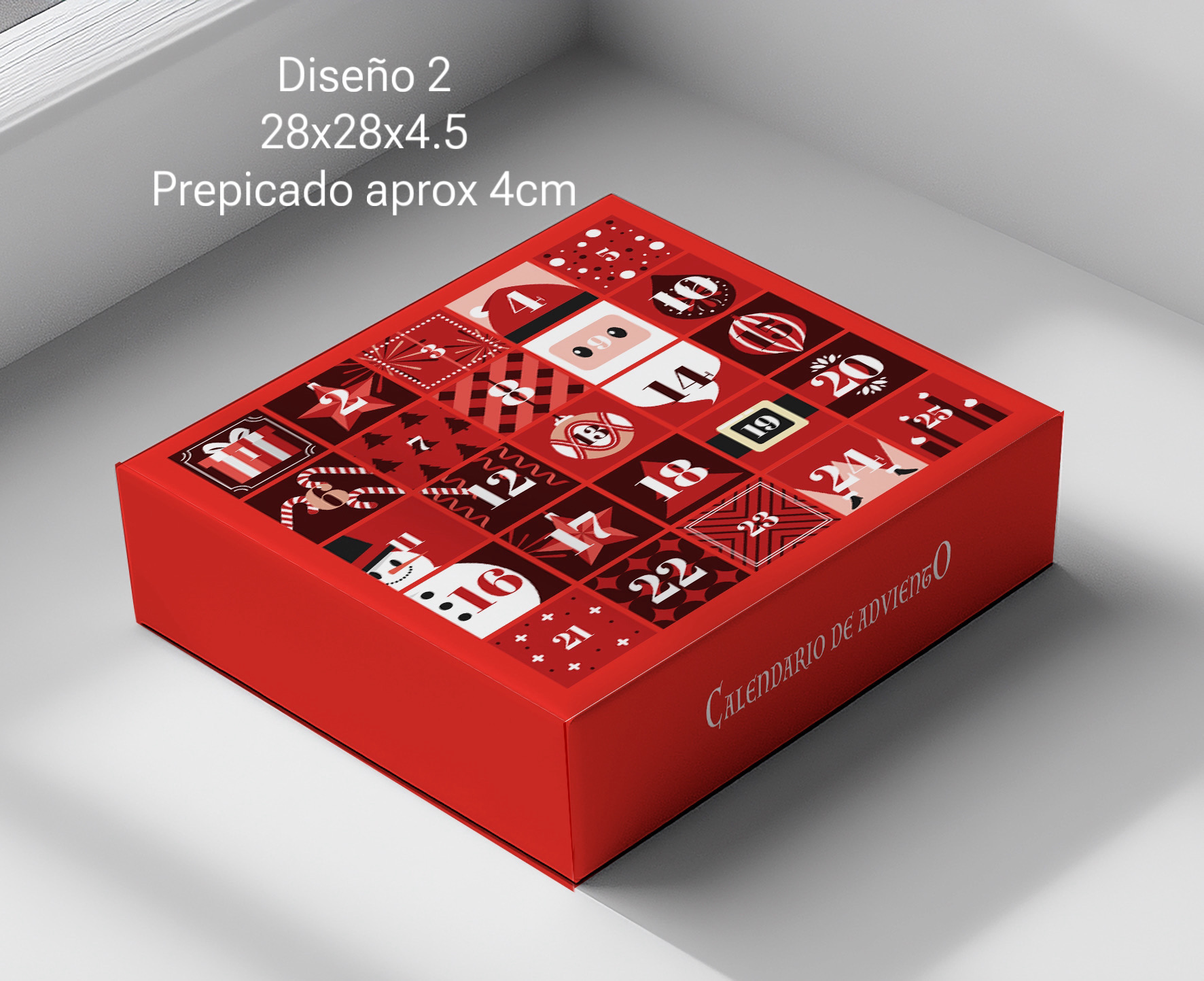 BOX CALENDARIO ADVIENTO DISEÑO 2