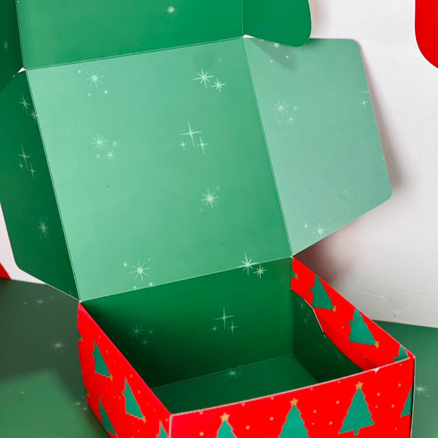 BOX CUBO NAVIDAD 20X20X10