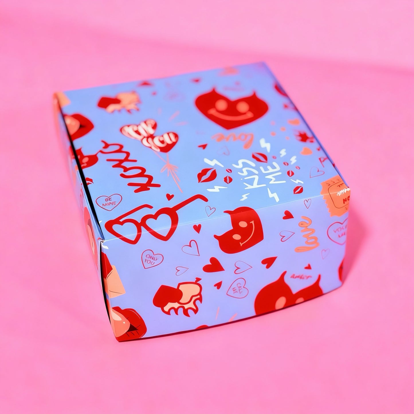 Box cubo san Valentin 20x20x10