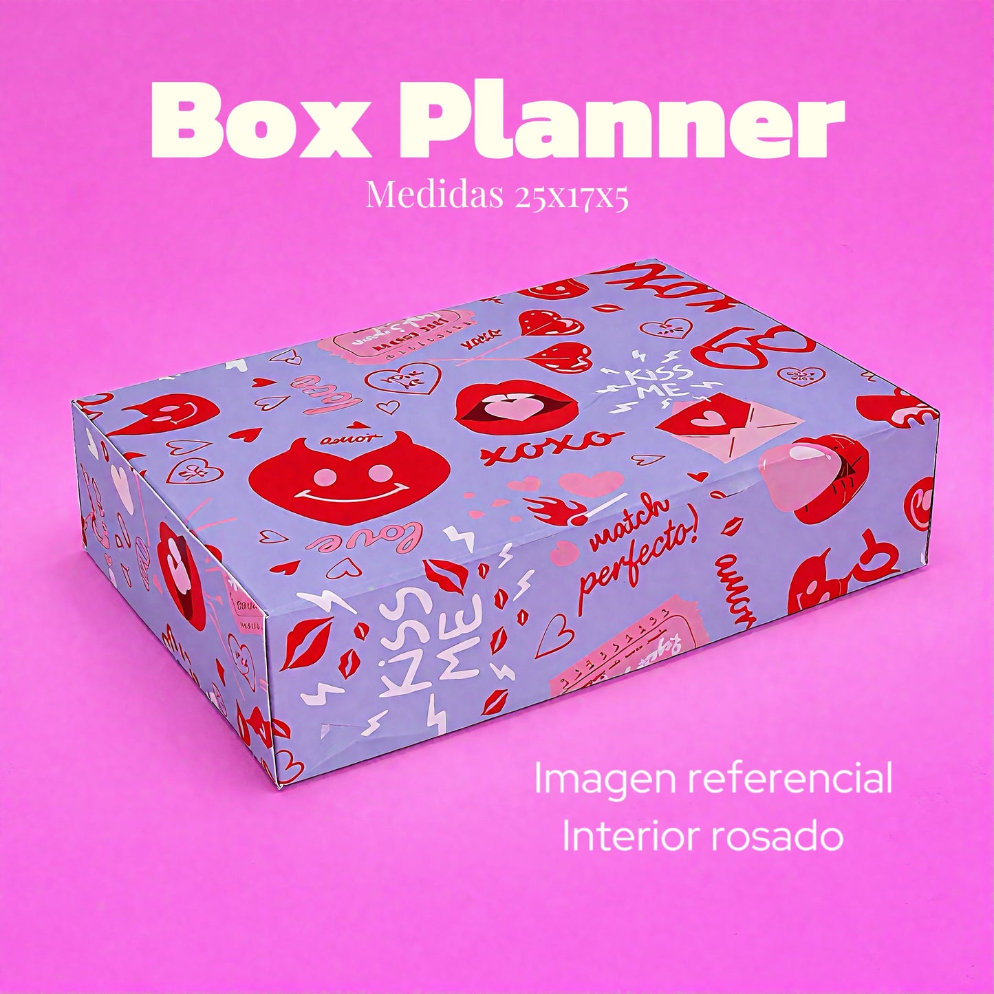 Box planner san Valentín 25x17x5