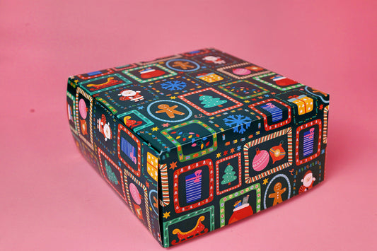 BOX CUBO NAVIDAD 20X20X10