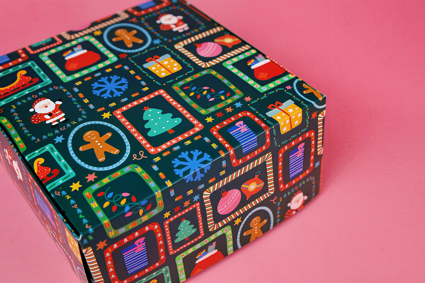 BOX CUBO NAVIDAD 20X20X10