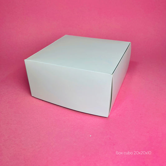 Box Cubo Blanco 20x20x10