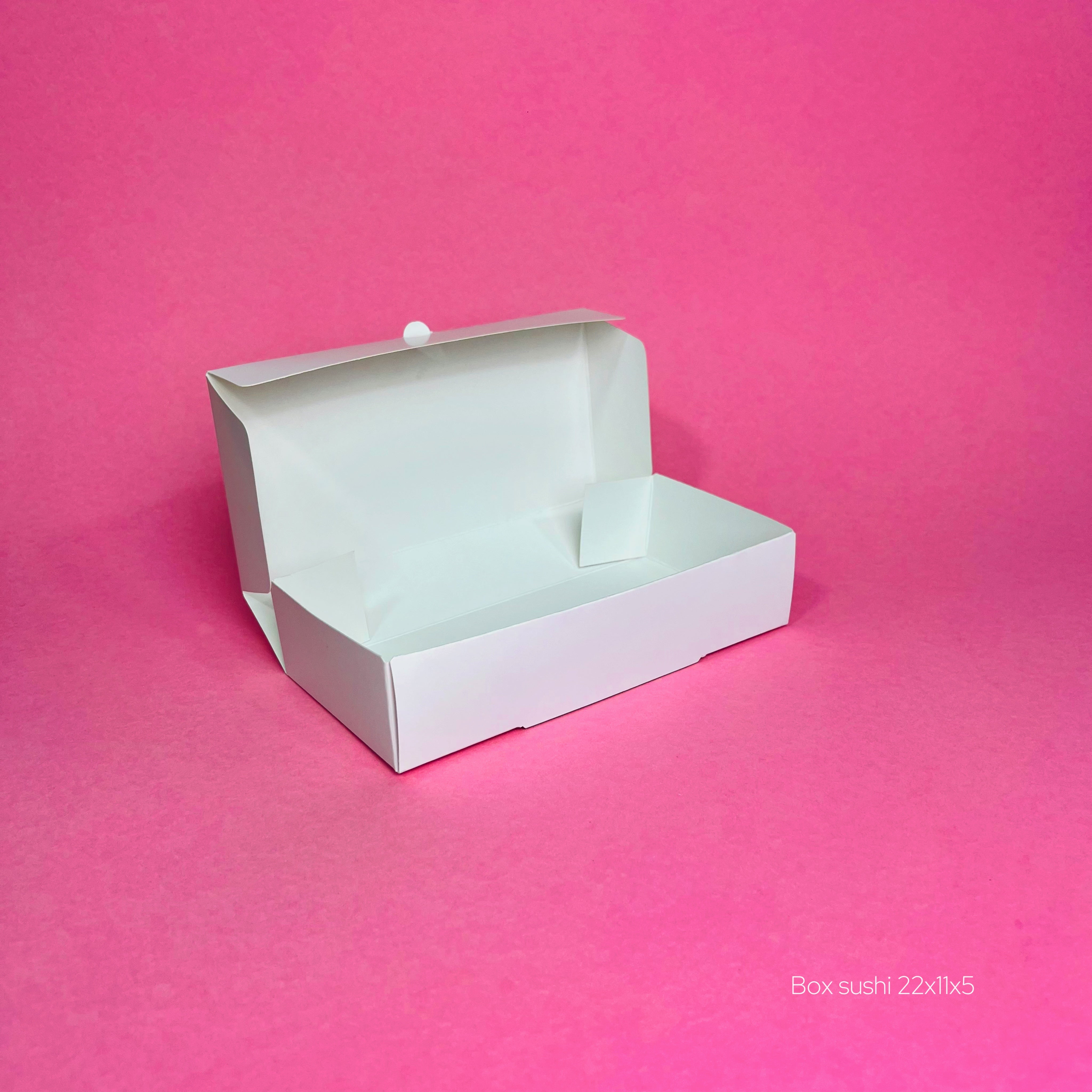 Box Sushi BLANCO 22x11x5 – OLIMPACK