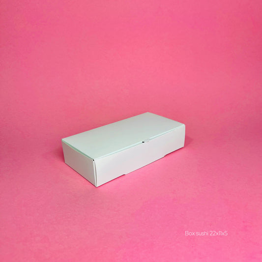 Box Sushi BLANCO 22x11x5