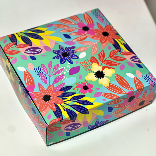 BOX MARIA FLORAL 25X25X7
