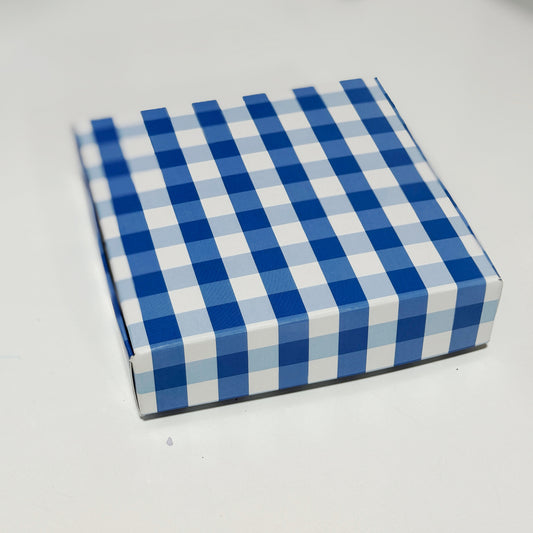 BOX CUADRILLE AZUL 12X12X3