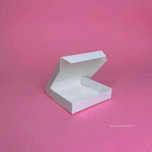 Box Panchita BLANCO 10x10x2.5