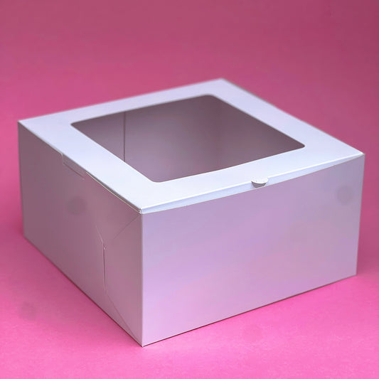 Box Cake Blanco 26x26x14