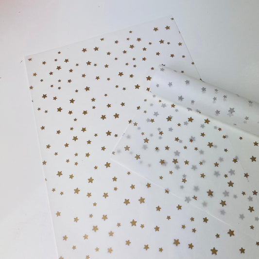 PAPEL SEDA ESTRELLAS 100 UNID / 39,5X25 + IVA